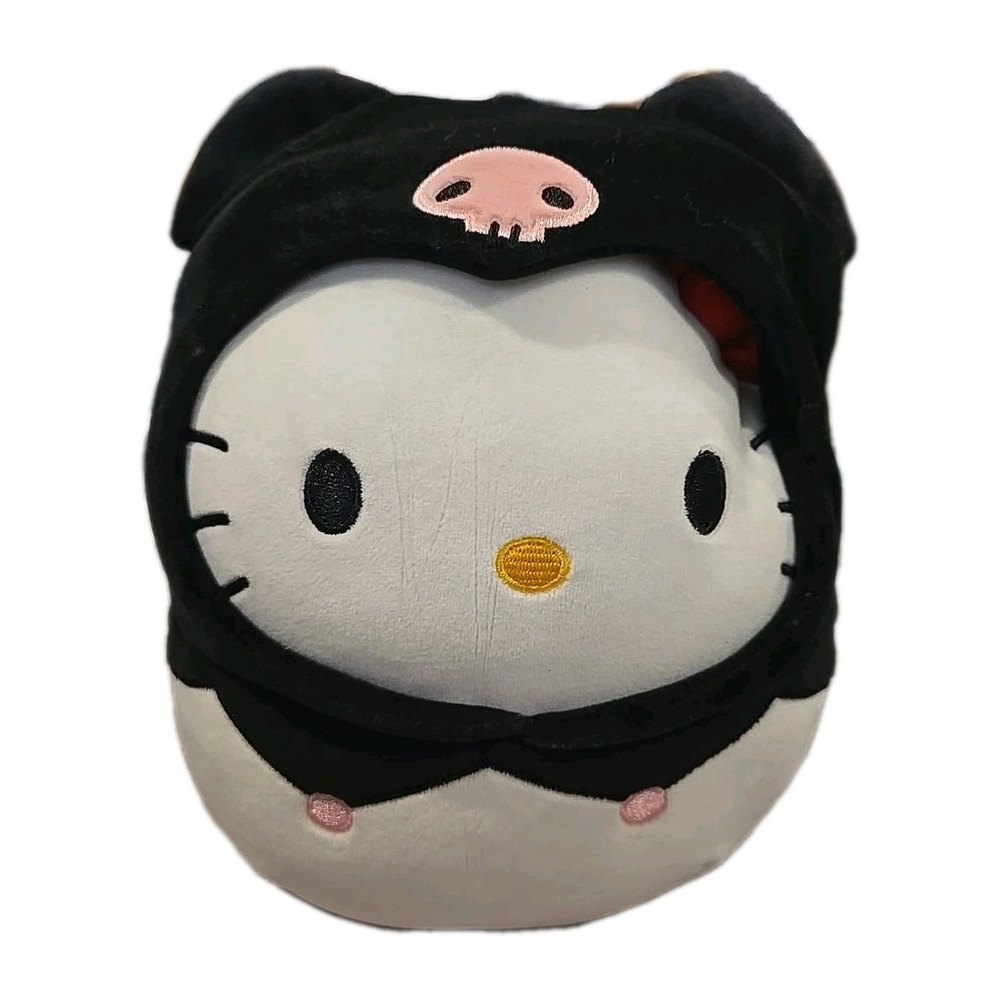 Hello Kitty 8" Squishmallows Plush in Kuromi Hoodie NWT (215)